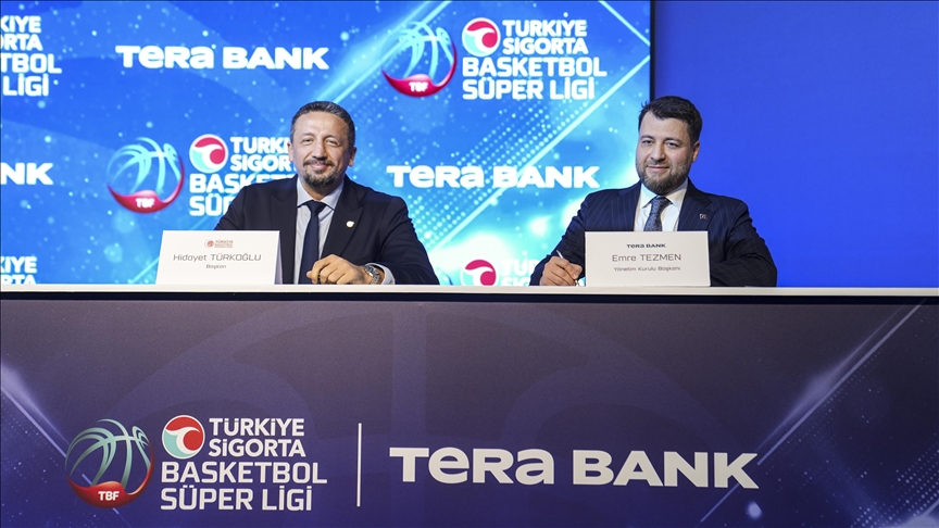 Türkiye Basketbol Federasyonu ile Tera Bank arasında sponsorluk anlaşması imzalandı