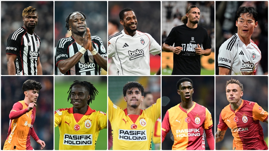Beşiktaş-Galatasaray rekabetinde 21 futbolcunun 