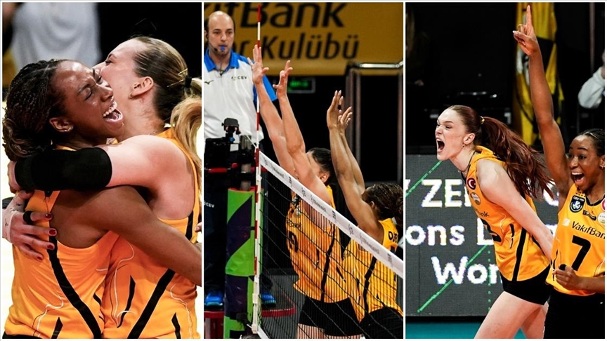 VakıfBank, CEV Kadınlar Şampiyonlar Ligi'nde Dörtlü Final'e yükseldi