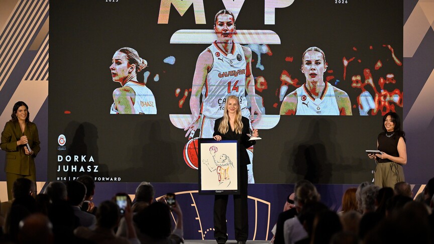 Basketbol Kadınlar Avrupa Ligi'nin en değerli oyuncusu Galatasaraylı Dorka Juhasz seçildi