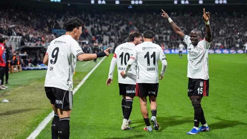 Beşiktaş sahasında Antalyaspor'u 4-2 mağlup etti