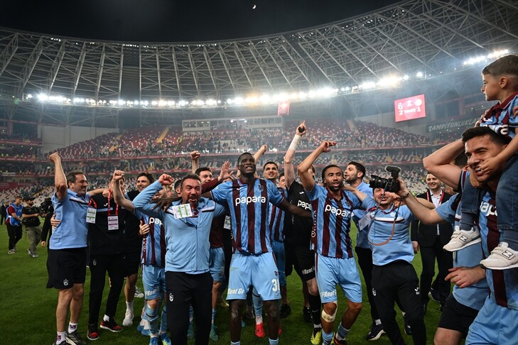 Trabzonspor, 10. kez Türkiye Kupası'nı kazandı