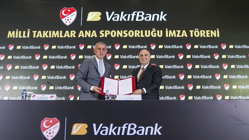 TFF ile VakıfBank arasında sponsorluk anlaşması imzalandı