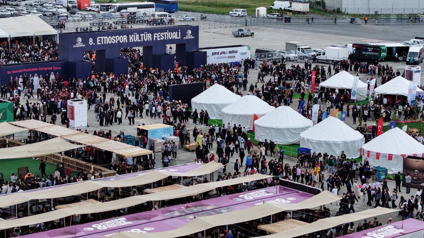 8. Etnospor Kültür Festivali'nde ilk gün sona erdi