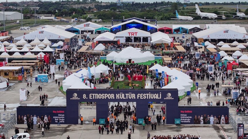 8. Etnospor Kültür Festivali İstanbul'da başladı