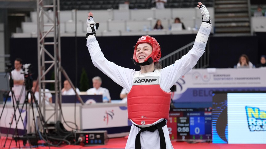 2026 Avrupa Tekvando Şampiyonası'nda milli sporcu Merve Dinçel Kavurat altın madalya kazandı