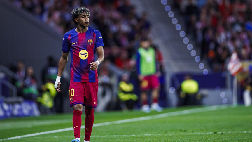 Barcelona kutlamalarında Lamine Yamal, Filistin bayrağı taşıdı