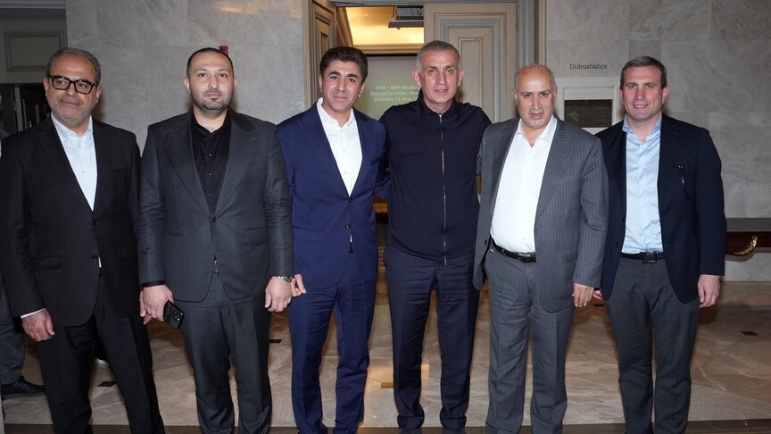 FIFA Genel Sekreteri Grafström, Bakan Bak ve TFF Başkanı Hacıosmanoğlu ile bir araya geldi