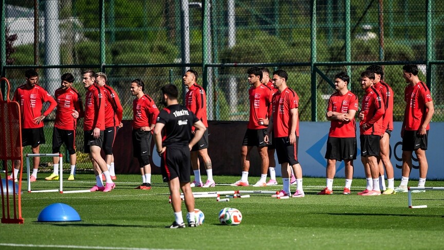 A Milli Futbol Takımı, Dünya Kupası hazırlıklarını sürdürdü