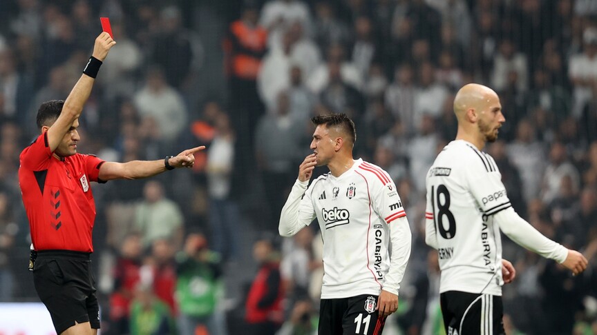 Beşiktaş'ın Süper Lig'de bu sezonki kart raporu