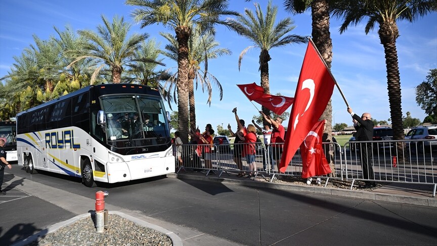 A Milli Futbol Takımı, Arizona'ya geldi