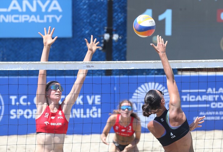CEV Plaj Voleybolu Milletler Kupası Türkiye etabı, Alanya'da devam ediyor