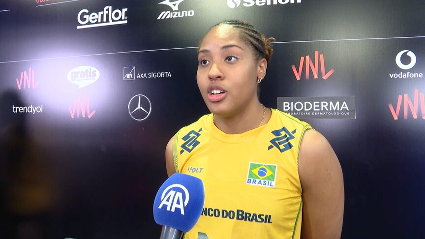 Brezilyalı voleybolcu Ana Cristina'dan Türkiye'ye övgü