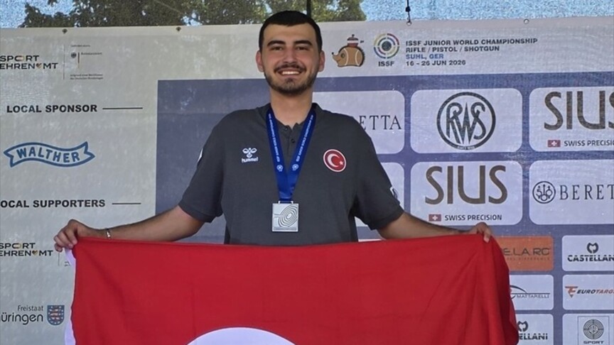 Genç atıcı Fahrettin Can Er, dünya ikincisi oldu