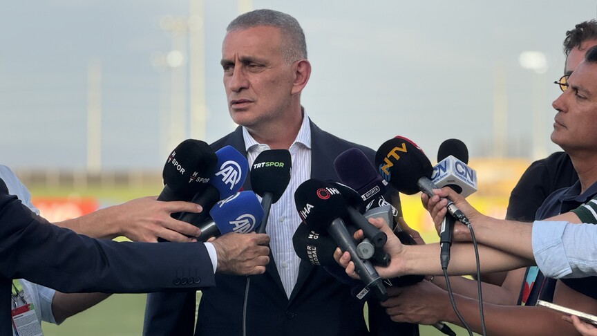 TFF Başkanı Hacıosmanoğlu: Sağlam adımlarla bu çocuklar gerekli cevabı sahada verecek, buna inancımız tam