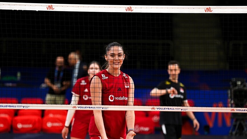 A Milli Kadın Voleybol Takımı, Milletler Ligi'nde yarın Almanya ile karşılaşacak