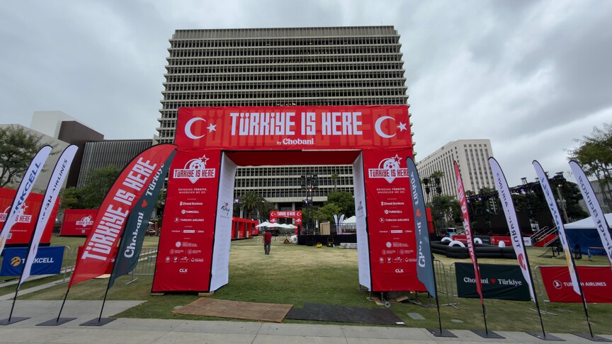 Cumhurbaşkanlığı İletişim Başkanlığı destekleriyle, Dünya Kupası için ABD'de özel etkinlik alanı kuruldu