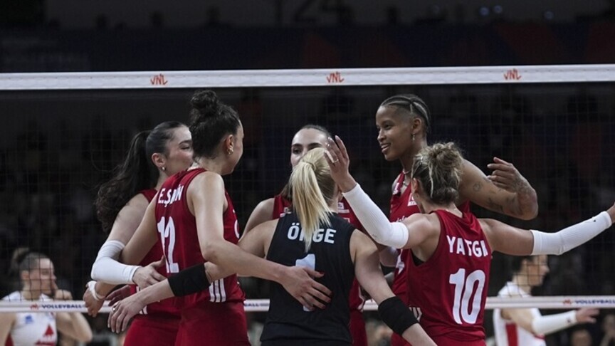 A Milli Kadın Voleybol Takımı, Milletler Ligi'nde yarın Çin ile karşılaşacak