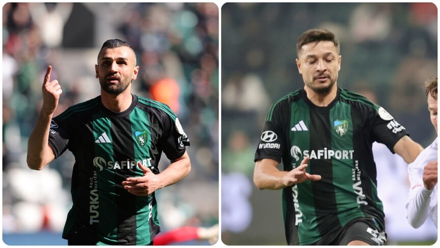 Kocaelispor, Serdar Dursun ve Ahmet Oğuz'a veda etti