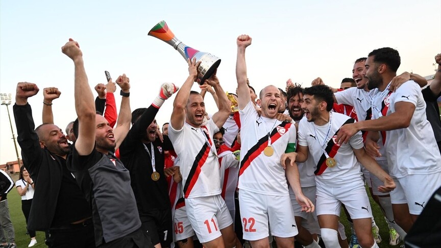 KKTC A Milli Futbol Takımı, CONIFA Turnuvası'nda Avrupa şampiyonu oldu