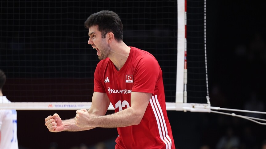 A Milli Erkek Voleybol Takımı, Çin'i 3-0 mağlup etti