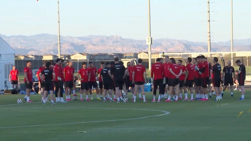 A Milli Futbol Takımı, Arizona'daki son antrenmanını gerçekleştirdi