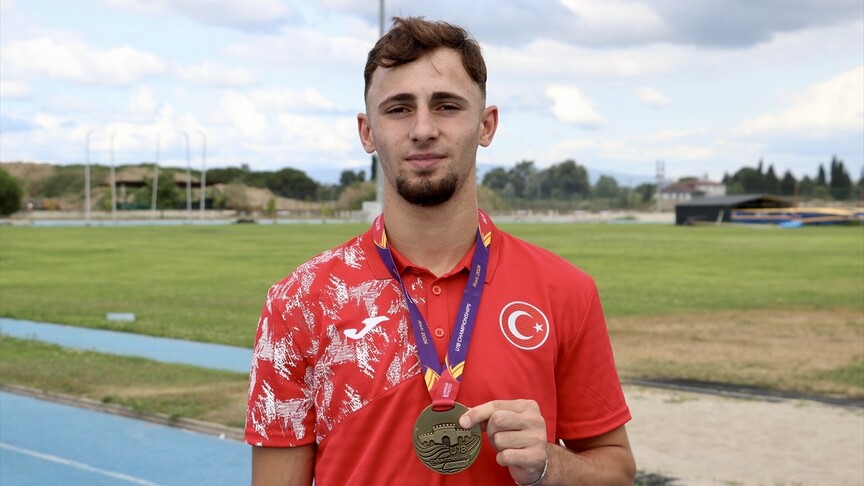 Rekortmen Avrupa şampiyonu genç milli atlet gözünü dünya rekoruna dikti
