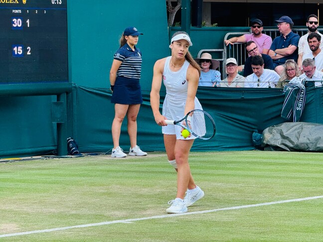 Zeynep Sönmez, Wimbledon'a ikinci turda veda etti