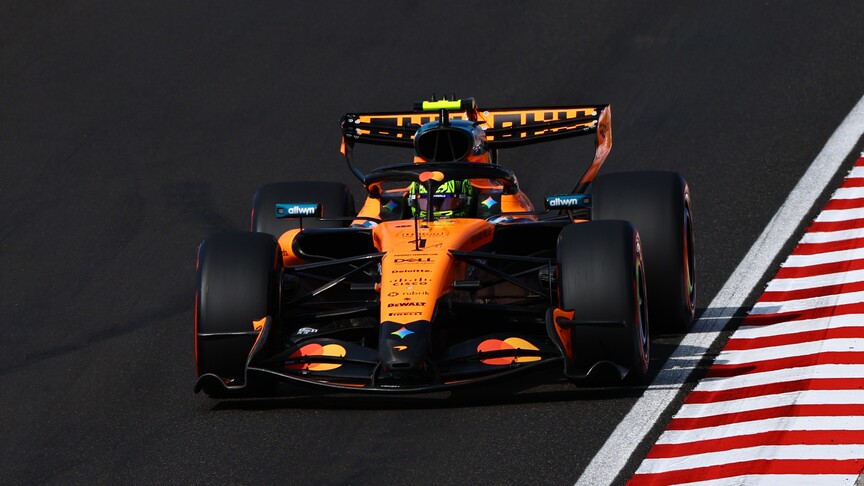 Formula 1'de sezonun 11. yarışı Macaristan Grand Prix'sini Lando Norris kazandı
