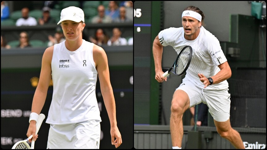 Wimbledon'da Iga Swiatek elendi, Alexander Zverev son 16 turuna kaldı