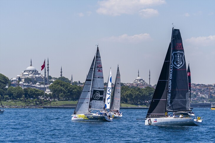55. Deniz Kuvvetleri Kupası Uluslararası Yat Yarışı'nın startı İstanbul'dan verildi