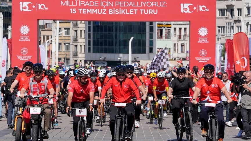 15 Temmuz Bisiklet Turu, İstanbul'da düzenlendi