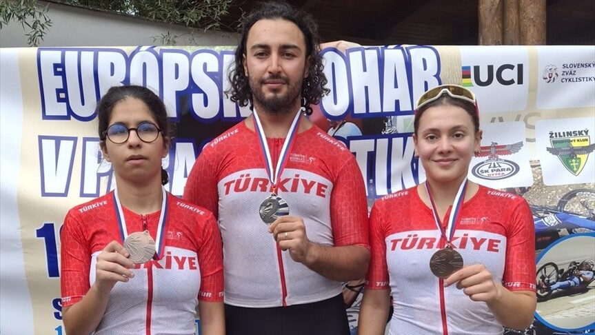 Milli para bisikletçilerden Avrupa Kupası'nda tarihi başarı