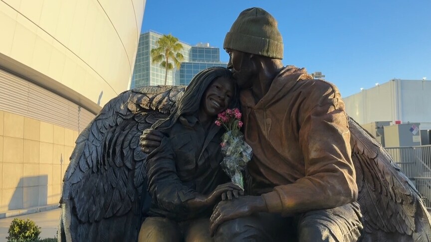 Kobe Bryant'ın izleri Los Angeles sokaklarında yaşıyor