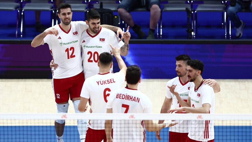 A Milli Erkek Voleybol Takımı'nın VNL çeyrek finalde rakibi Slovenya