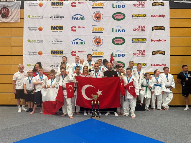 Down Judo Milli Takımı, İsveç'te dünya şampiyonu oldu