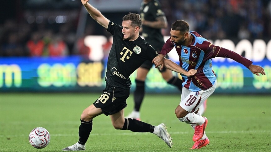 Trabzonspor, UEFA Avrupa Ligi play-off turu ilk maçında Ferencvaros'a yenildi