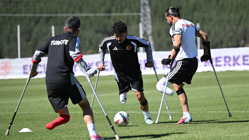 Ampute Futbol Milli Takımı dünya kupası için güç depoluyor