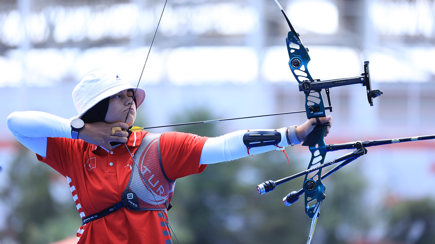 Milli okçu Elif Berra Gökkır, Dünya Kupası'nın final ayağında bronz madalya aldı