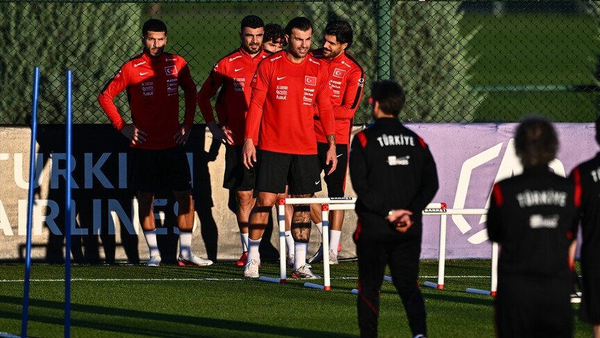 A Milli Futbol Takımı, Fransa maçının hazırlıklarına başladı