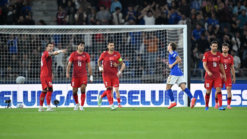 A Milli Futbol Takımı, İtalya'ya 3-1 yenildi