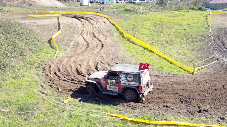 Türkiye Offroad Şampiyonası'nın final ayağında Karasu etabı koşuldu