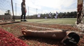 Filistin, İsrail'in Gazze'de hayatını kaybeden sporculara yönelik suçlamaları için şikayette bulundu
