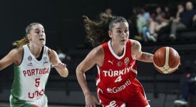 A Milli Kadın Basketbol Takımı, hazırlık maçında Portekiz'i 63-51 yendi