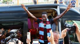 Trabzonspor'un yeni transferi Franculino Dju, Trabzon'a geldi