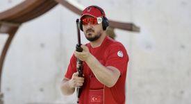 Milli atıcı Nedim Tolga Tunçer'den Plak Atışları Avrupa Şampiyonası'nda altın madalya