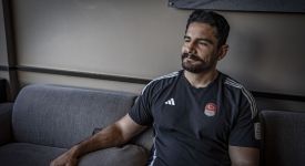 Rıza Kayaalp ile dizide Türk güreşini tanıtan Taha Akgül set anılarını anlattı